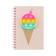 Syloon A5 Push Pop Bubble Dondurma Spiralli Defter Sm081501