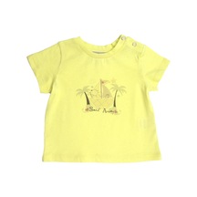 Organik Pamuk Baskılı Yazlık Bebek Tshirt 001
