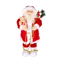Noel Baba Dekor Ayıcıklı Kırmızı-beyaz 35x60cm