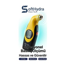 Dijital Basınç Ölçer Manometre 0-10 Bar Lastik, Su Arıtma Tankı Ve Kompresör Uyumlu Diğer