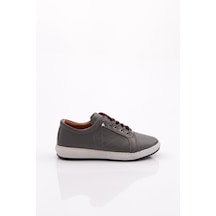 Dgn 2011 Kadin Bağcikli Comfort Ayakkabi 2011-2135-R7516 Gri