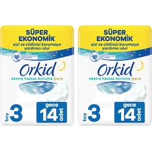 Orkid Extra Hassas Koruma Hijyenik Ped Gece 2 x 14'lü