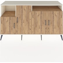 Hyperion Konsol 5 Raflı 4 Kapaklı 176x44x99 Aytaşı-çam Aytası/atlas Çam - Aytası