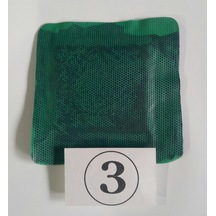 3 No Kare Tıp Top Yama 10ad/pk