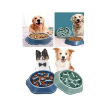 Kedi-köpek Yavaş Yeme Mama Kabı  Sindirim Düzenleyici Mama Kabı Çok Renkli