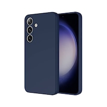 Kilifone - Samsung Uyumlu Galaxy S24 Plus - Kılıf İçi Kadife Koruyucu Mara Lansman Kapak - Lacivert