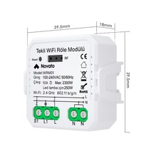 Tuya Uyumlu Tekli Wifi Akıllı Anahtar 10a - 220v Röle - Tek Çıkışlı, Anahtar Girişli, Google Standart