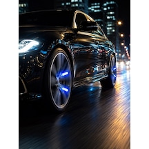 4'lü Araç Sibop Led Işığı Otomatik Açılan Lastik Işığı Seti Akıllı Saat