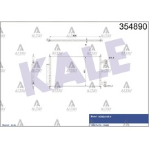 Honda Hrv Klima Radyatörü Vtec 2014-2016
