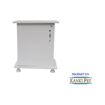 Kanki Pet İthal Akvaryum Mdf Beyaz Sehpa 50 x 30 x 67 CM