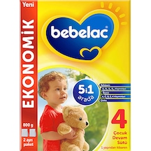 Bebelac 4 Numara Devam Sütü 800 G 5 Adet