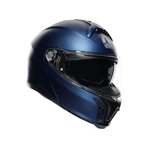 Agv Kask Tourmodular Solıd Mplk Galassıa Blue Matt Mavi