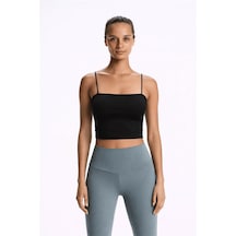 Fashion Friends Askılı Crop Siyah Kadın Kolsuz T-shirt 26y0704k1 Fashion Friends Askılı Crop Siyah Kadın Kolsuz T-shirt 26y0704k1