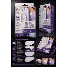 Koltuk Altı Ter Emici Yapraklar 14 Adet Unisex Ter Ve Koku Önleyici Giysi Koruyucu Ped