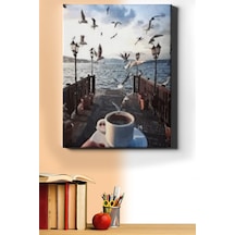 Webstyle Sayılarla Boyama Seti Kasnaklı Iskelede Kahve 50 X 65 Cm