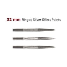 Winmau 32 Mm Ringed Silver-effect Çelik Uç
