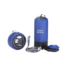 Ayak Pompalı Pvc Basınçlı Duş Hafif Açık Hava Şişme Duş Basınçlı Duş Su Torbası Açık Hava Plaj Kamp Yürüyüş Banyo