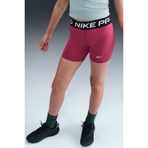 Nike Pro Dri Fit Girl's 2 İnch Shorts Kız Çocuk Tayt Şort Kırmızı