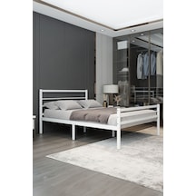 Aksviva Chester Çift Kişilik Ferforje Metal Karyola