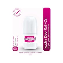 Doğal Kadın Deo Roll On 24 Saat Etkili Terleme Önleyici Ter Kokusuna Karşı Koruma Hassas Cilt 50 Ml