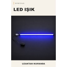 Onerous Led Işık, Uzaktan Kumandalı, Yapışkanlı Mavi