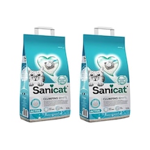 Sanicat Active  Marsilya Sabun Kokulu İnce Taneli Kedi Kumu 10 Lt * 2 Adet