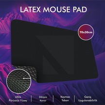 MP05 - 70x30 Large Siyah Gaming Mousepad Ev, Ofis, Oyun