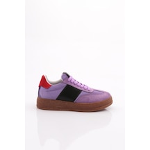 Dgn 1051 Kadin Bağcikli Spor Ayakkabi 1051-2007-R1246 Mor