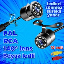 Beyaz Ledli Kelebek Kamera Ledleri Sönmez Sürekli Yanar 12 Volt