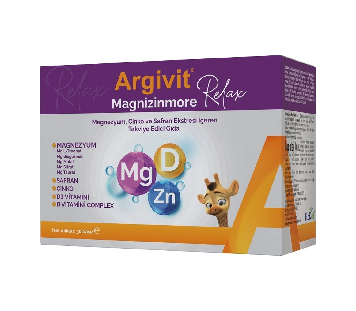 Argivit Magnızınmore Relax 30 Saşe