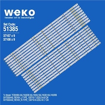 Wkset-6385 37107x9 37108x9 Svt550aa0 Rev04 L/r-type 130710 18 Adet Led Bar Tvnizi Açıp İçindeki Led Barla Birebir Aynısı Olduğunu Görmeden Almayınız. Sonrasında İade Almamaktayız. Çok Renkli