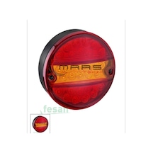 24v Stop Lambası Universal Ledli Sinyali Sarı Camlı Stop
