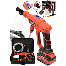 Assur ASR433 21V Çift Akülü Basınçlı Yıkama Kırmızı