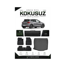 Seat İbiza 2025 Model Aracınıza Özel 4d Karbonlu Kauçuk Paspas Takımı Ve Alt Bagaj Havuzu