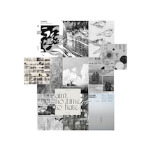 Monochrome Siyah-beyaz B&w Poster Duvar Kağıdı Seti