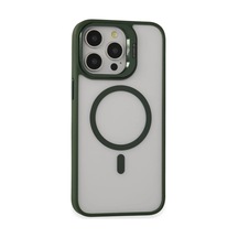 Joko Apple İphone 15 Pro Kılıf Roblox Lens Magsafe Standlı Kapak - Koyu Yeşil 0.2M-Çok Renkli