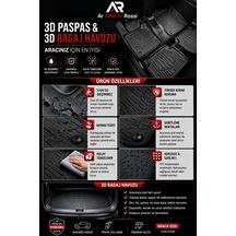 Nissan Qashqaı E-power 2022-2026 Araca Özel 3d Paspas + 3d Bagaj Havuzu