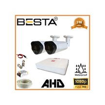 2 Mp 1080p 2 Dış Mekan Kameralı Ahd Güvenlik Seti