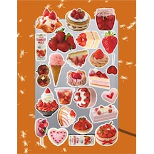 Strawberry Dream Sticker Seti Laptop Ajanda Notebook Tablet Telefon Defter Etiket Bullet Journal Diğer