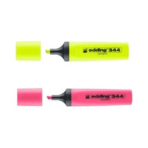 Eddıng Fosforlu Kalem E-344 Sarı-pembe