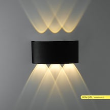 ACK 6W Çift Yönlü LED Duvar Aplik İç ve Dış Mekan Dekoratif Aydın