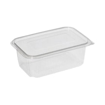 Kullan At Tek Kullanımlık Plastik Kapaklı Kase 1000 Gr 50 Adet Sızdırmaz Plastik Kap 1 Kg