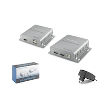 Hdmi Kvm Extender 4k Loop-out 120 M - Gümüş Hdx1363