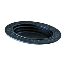 Lava Döküm Oval Döner. Kebap Tabağı. Ölçü 21x16cm.