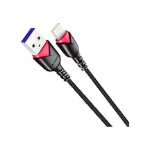 Dekordelisi Store Syrox C93 2.0 Mah İph 1 Mt Gül Desenli Kablo Araç Şarjı, Siyah 2026 1216587