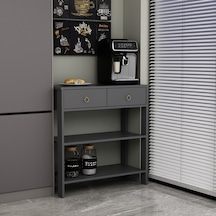 Dekrosso Luke Modern 2 Çekmeceli Kahve Köşesi Airfry Dolabı Antra Dekrosso Luke Modern 2 Çekmeceli Kahve Köşesi Airfry Dolabı Antra