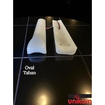 10'lu Paket 24v Tente Led Aydınlatma Armatür 20cm-oval Taban Gün Işığı 3000k Acı Kahve
