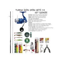 Turna Avı İçin Spin Olta Seti 13