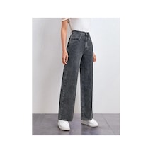 Woddi Salaş Füme Pantolon Jeans Likralı Esnek Kot
