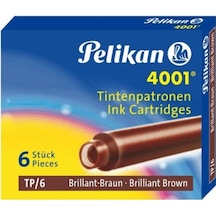 Pelikan Dolma Kalem Kartuşu Küçük Kahve 6 Lı 4001